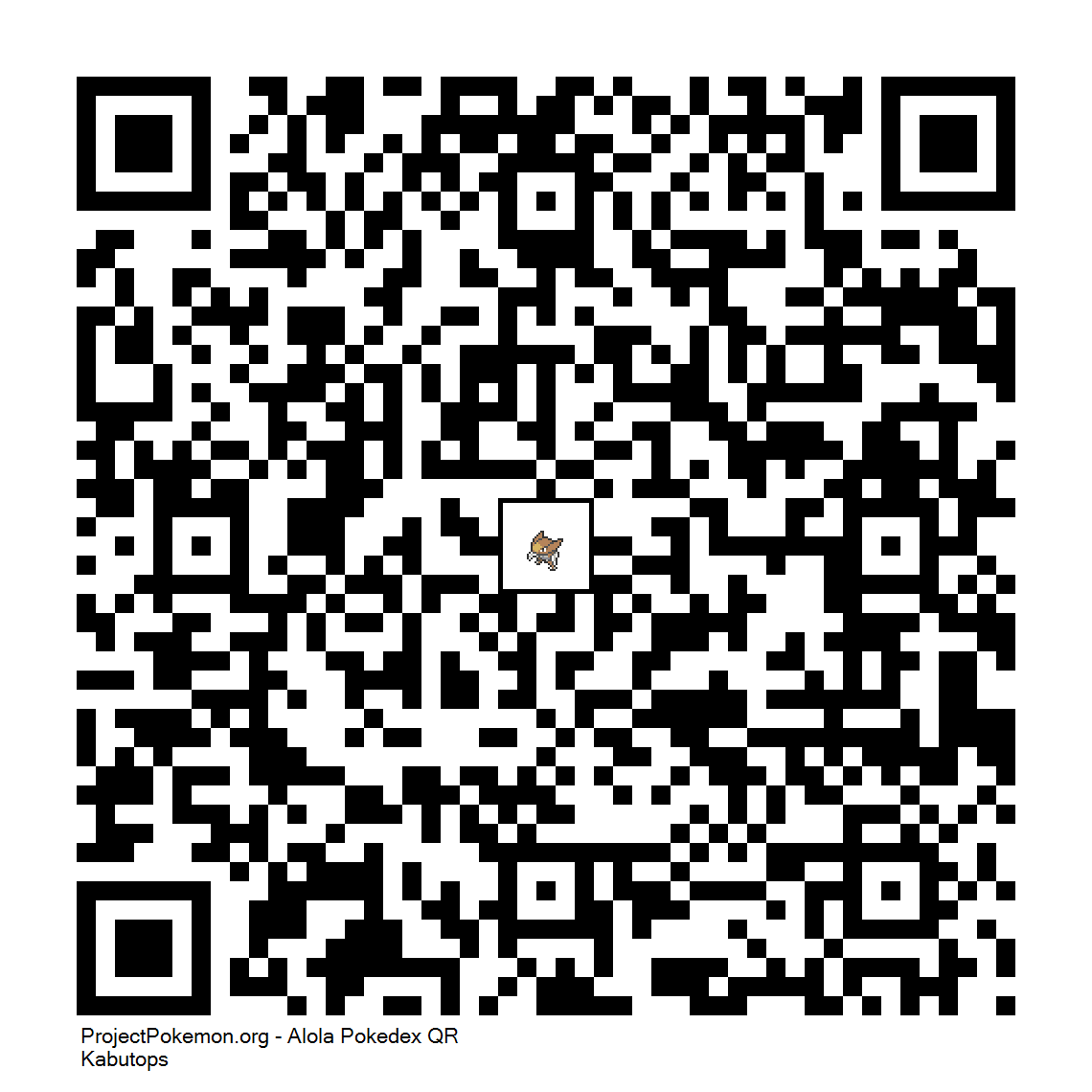 Cdigo QR de Kabutops